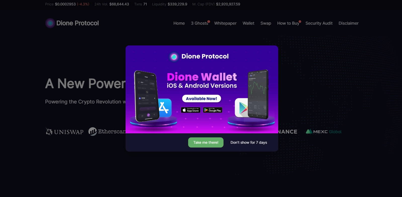 Dione Swap